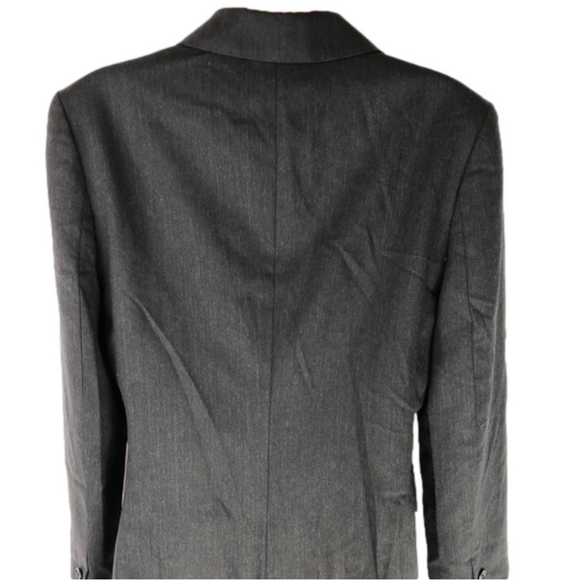 Charcoal 3 Button Blazer - Picture 4 of 6